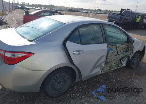 2015 Toyota Corolla Le из США, поврежденный, VIN 5YFBURHE8FP295493